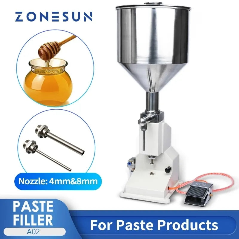 Manual Paste Honey Liquid Lip gloss Machine Filling Machine for