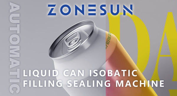 Streamline Your Bottling Process with ZONESUN ZS-CFS18-4 Automatic Liquid Can Isobatic Filling Sealing Machine