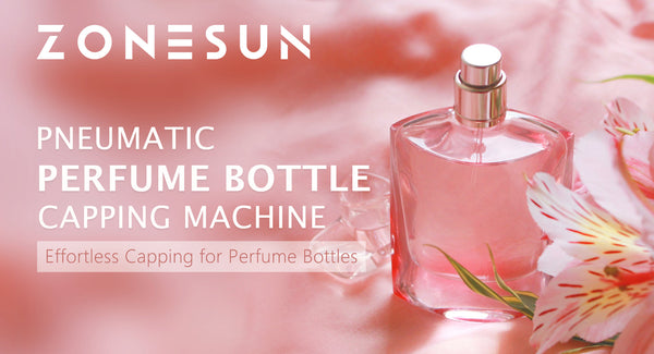 ZONESUN ZS-YG08Z PNEUMATIC PERFUME BOTTLE CAPPING MACHINE