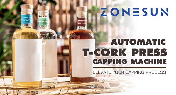 Elevate Your Capping Process with ZONESUN ZS-XG16D3 Automatic T-Cork Press Capping Machine