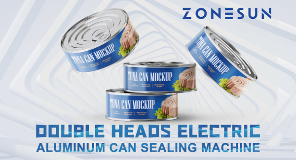 Enhance Your Brewing Process with ZONESUN ZS-FK260 Double Heads Electric Aluminum Can Sealing Machine