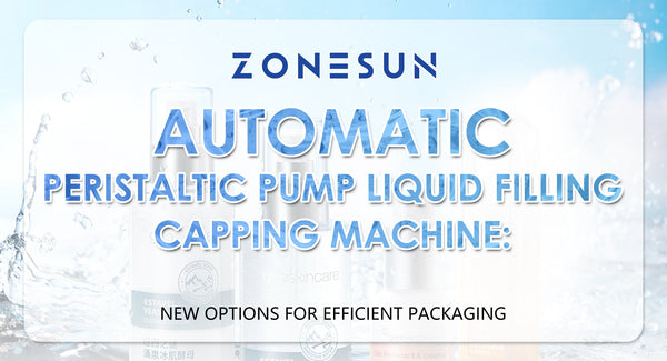 ZONESUN ZS-AFC15 Automatic Peristaltic Pump Liquid Filling Capping Machine: New Options for Efficient Packaging