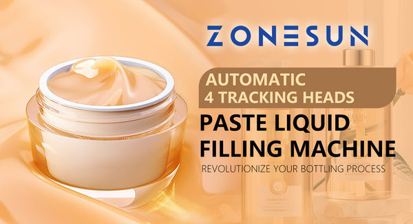 Revolutionize Your Bottling Process with ZONESUN ZS-VTPF4 Automatic 4 Tracking Heads Paste Liquid Filling Machine