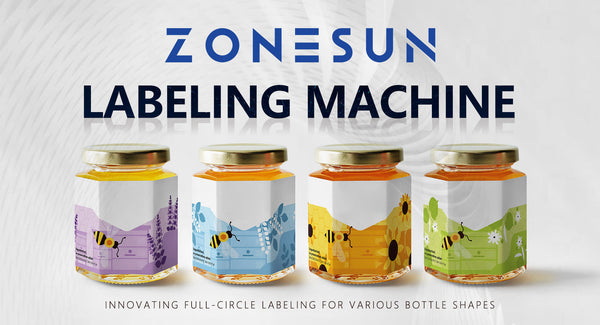 ZONESUN ZS-TB805B Labeling Machine: Innovating Full-Circle Labeling for Various Bottle Shapes