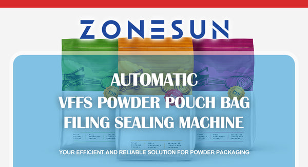 ZONESUN ZS-FS420F Automatic VFFS Powder Pouch Bag Filing Sealing Machine: Your Efficient and Reliable Solution for Powder Packaging