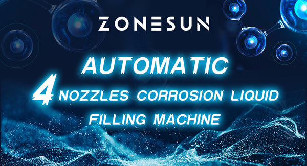 ZONESUN ZS-YTCR4A Automatic 4 Nozzles Corrosion Liquid Filling Machine