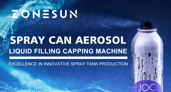 ZONESUN ZS-QW1600 Automatic Spray Can Aerosol Liquid Filling Capping Machine: Excellence In Innovative Spray Tank Production