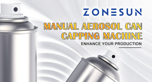 ZONESUN ZS-YG25 MANUAL AEROSOL CAN CAPPING MACHINE