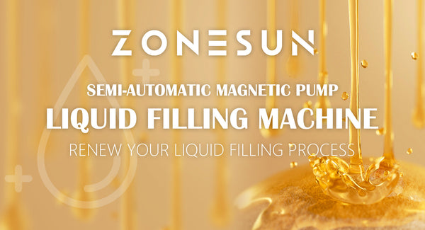 ZONESUN ZS-GTMP30L Semi-Automatic Magnetic Pump Liquid Filling Machine: Renew Your Liquid Filling Process
