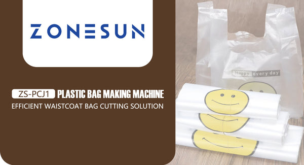 ZONESUN ZS-PCJ1 Plastic Bag Making Machine: Efficient Waistcoat Bag Cutting Solution