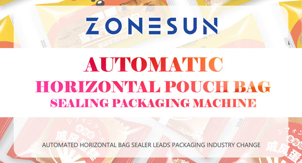 ZONESUN ZS-ZB600X Automatic Horizontal Pouch Bag Sealing Packaging Machine:Automated Horizontal Bag Sealer Leads Packaging Industry Change