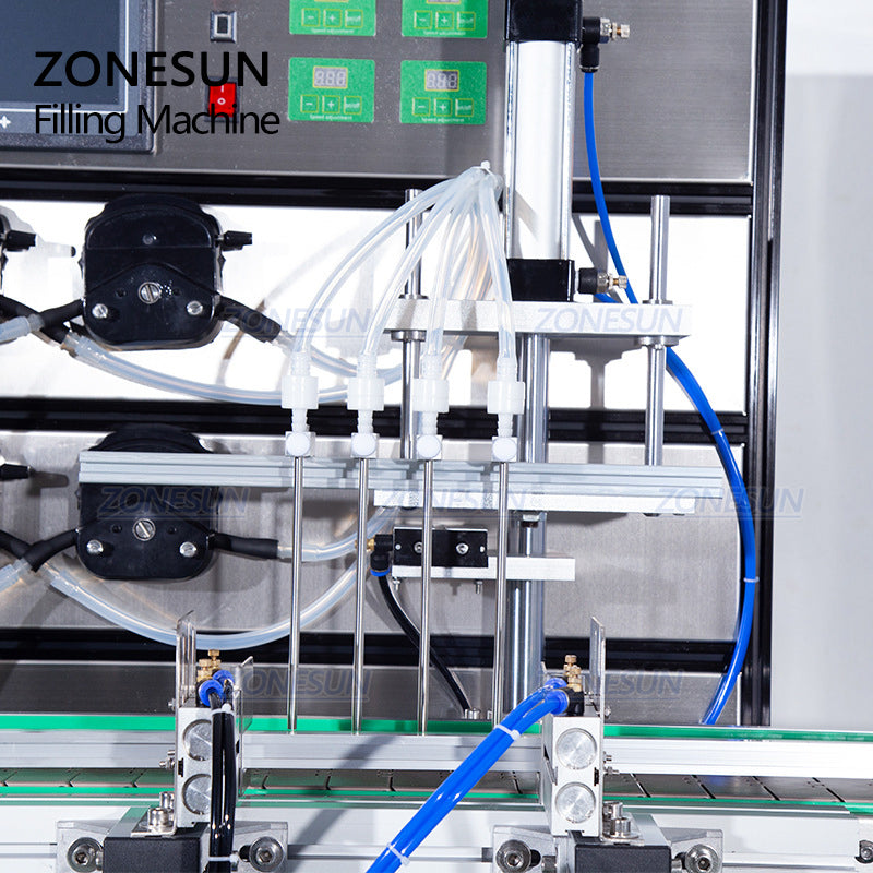 ZONESUN ZS-VTPP80C Automatic Liquid Filling Machine Peristaltic Pump Bottle Filler