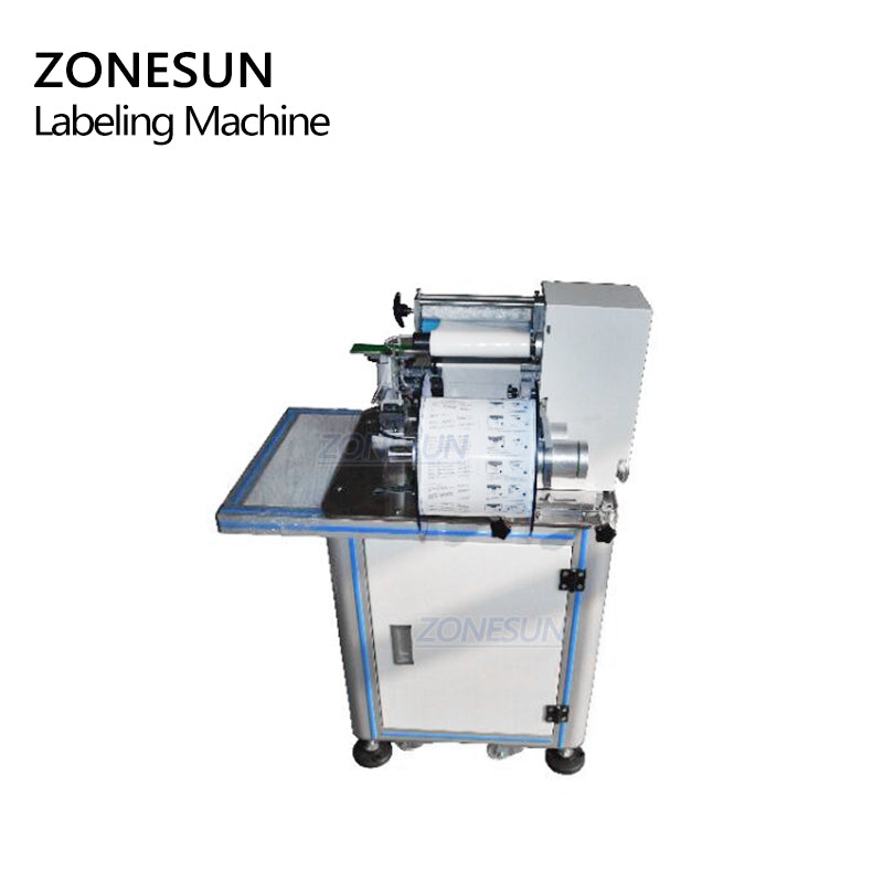 ZONESUN XL-T901 Semi-Automatic Tube Usb Wire Labeler Charger Cable Labeling Machine