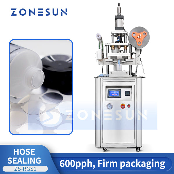 ZONESUN ZS-RGS1 Pneumatic Tube Aluminum Foil Sealing Machine