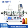 ZONESUN ZS-DTFC4T Tabletop Juice Beverage Bottle Filling and Capping Machine