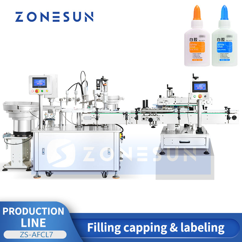 Automatic Glue Bottle Packaging Line