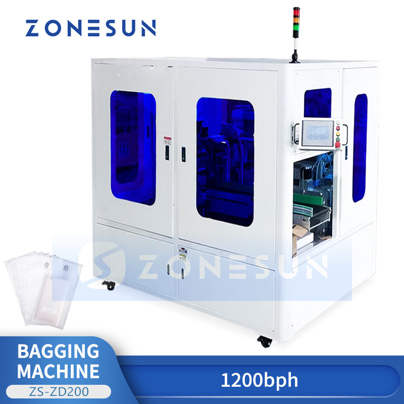 ZONESUN ZS-ZD200 Automatic Bagging Machine PE Bag Packing System