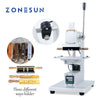 ZONESUN WT-90XTS Manual Hot Foil Stamping Machine With Infrared Locator