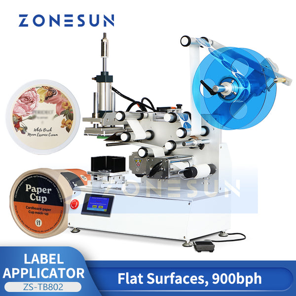 ZONESUN Flat Surface Labeling Machine 