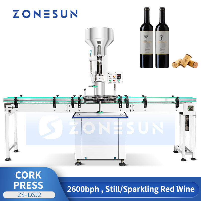 zonesun red wine corking machine