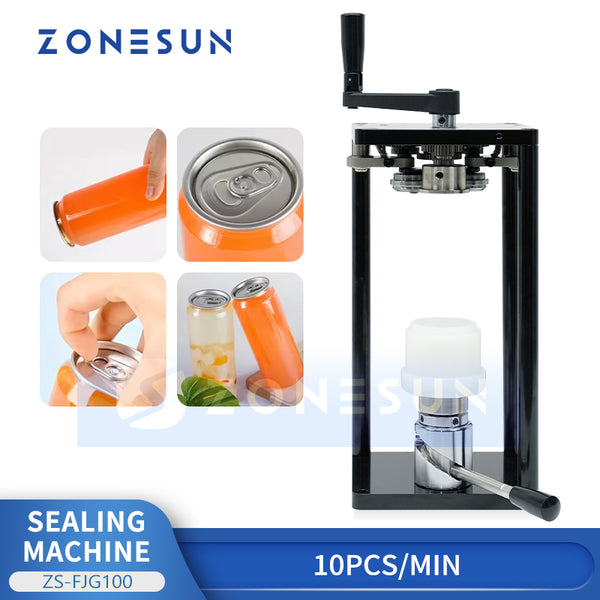 ZONESUN ZS-FJG100 Manual Can Seamer Bottle Sealing Machine