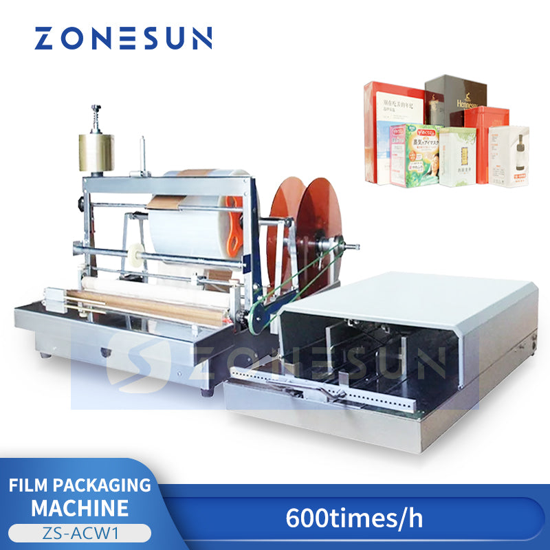 ZONESUN ZS-ACW1 Manual Cellophane Wrapping Machine Film Wrapper