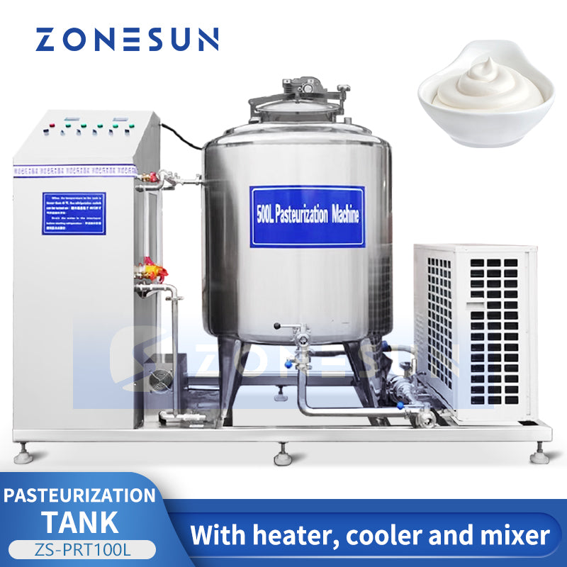 ZONESUN ZS-PRT100L Pasteurization Tank Heater Cooler Equipment