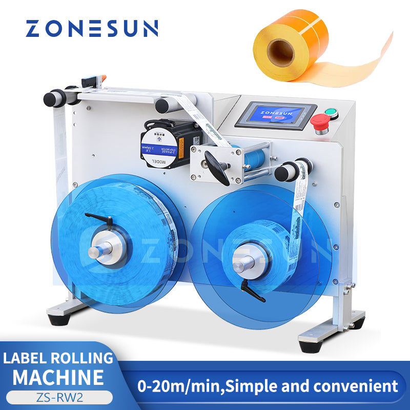 ZONESUN ZS-RW2 Roll to Roll Label Rewinder