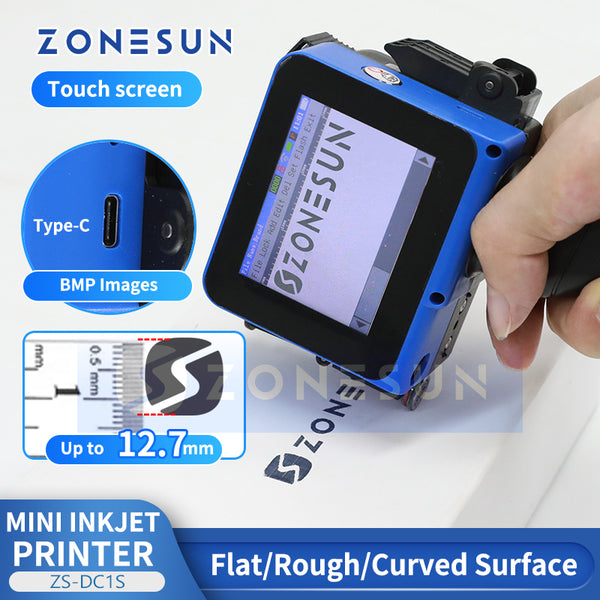 ZONESUN ZS-DC1S Manual Printing Machine Mini Inkjet Printer