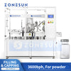 ZONESUN ZS-FJFC2 Automatic Powder Vial Filling and Stoppering Machine