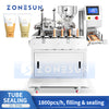 ZONESUN ZS-TFS6 Linear Ultrasonic Tube Paste Filling and Sealing Machine