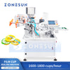 ZONESUN ZS-AFS1800 Rotary Cup Filling & Roll Film Sealing Machine