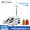 ZONESUN ZS-M1080S Semi Automatic Diaphragm Pump Liquid Weighing Filling Machine