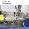 ZONESUN ZS-TSP5A Screw Pump Thick Paste Filling Machine