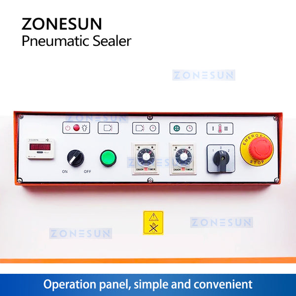 ZONESUN ZS-QLF700A Pneumatic Bag Sealing Machine Band Sealer