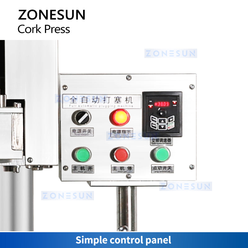 zonesun red wine corking machine