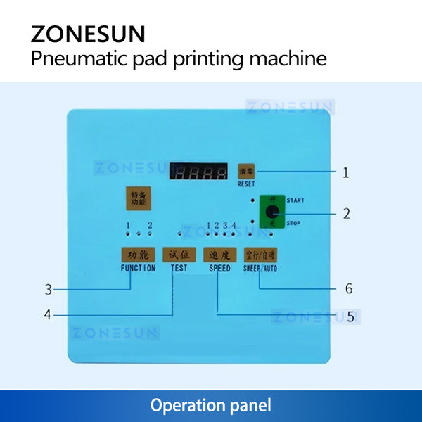 pneumatic pad printing machine