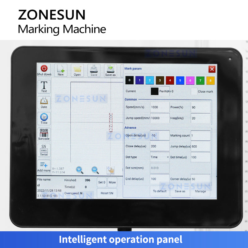 zonesun marking machine