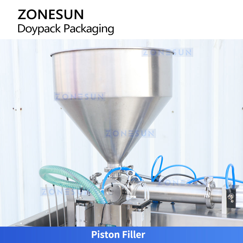 ZONESUN ZS-FSGT1 Liquid/Paste Doypack Filling and Sealing Machine