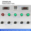 ZONESUN ZS-PRT100L Pasteurization Tank Heater Cooler Equipment