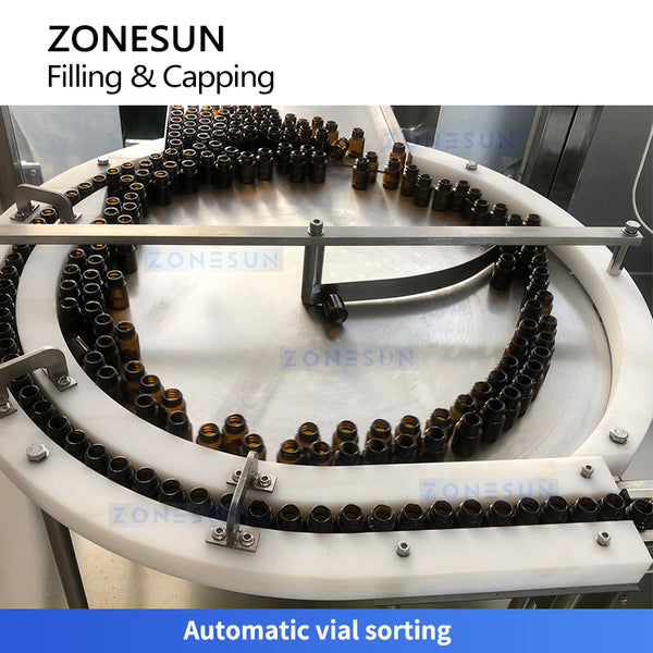 ZONESUN ZS-FJFC2 Automatic Powder Vial Filling and Stoppering Machine