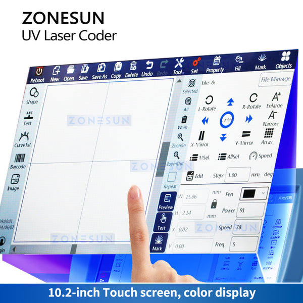 UV laser coding machine