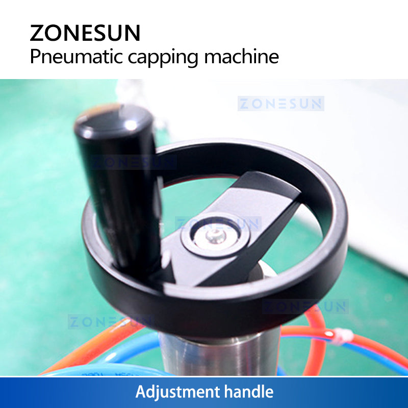 Pneumatic can sealing machine