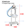 ZONESUN ZS-JG300V V-Shaped Cut Pipe Dip Tube V Cutter