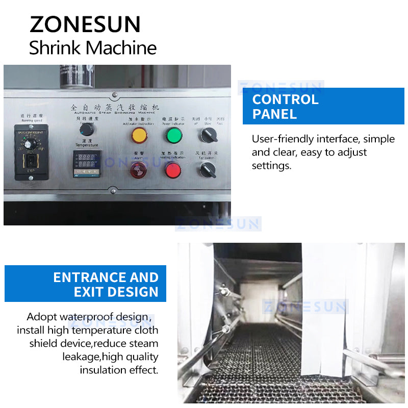 zonesun steam shrinking machine