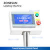 ZONESUN ZS-TB822R Automatic Round Bottle Neck & Body Labeling Machine