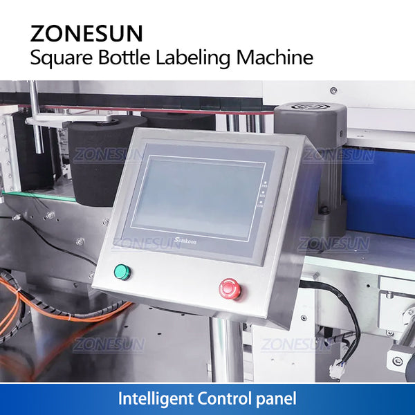 ZONESUN ZS-SL25 Automatic Square Bottle Labeling Machine