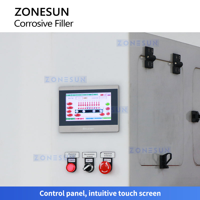 ZONESUN ZS-YTCR10A Corrosive Filling Machine Diaphragm Pump Filler