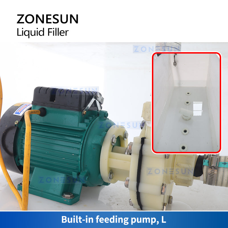 ZONESUN ZS-YTCR4 Semi-automatic Corrosive Liquid Filling Machine