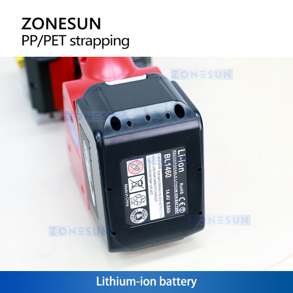 ZONESUN ZS-PSE16 Portable PP/PET Strip Belt Lithium Battery Power Strapping Machine